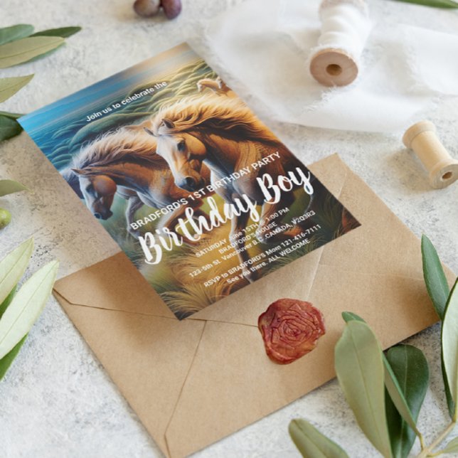 Postal Cascadas de Cascos: Una Manada de Caballos en Movi (Subido por el creador)