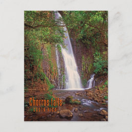 Postal Cascadas de Chorros, Costa Rica