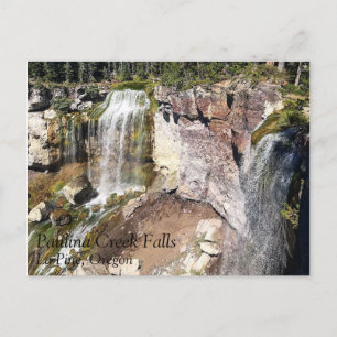 Postal Cascadas de Creek de Paulina, Oregón