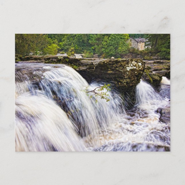 Postal Cascadas de Dochart Escocia (Anverso)