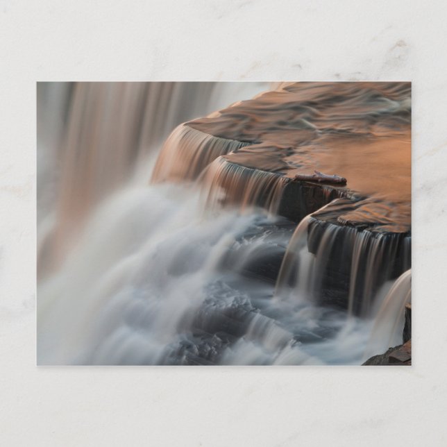 Postal Cascadas de Kakabeka de cerca (Anverso)