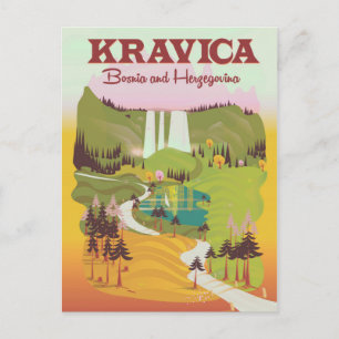 Postal Cascadas de Kravica Bosnia y Herzegovina