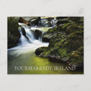 Postal Cascadas de Tourmakeady Irlanda