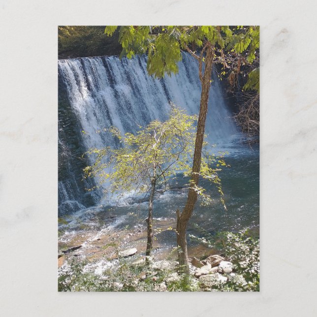 Postal Cascadas de Vickery Creek Roswell Ga (Anverso)