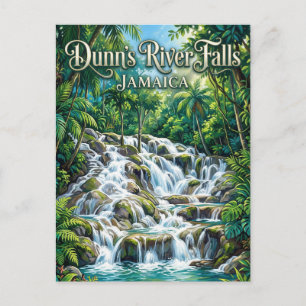 Postal Cascadas del río Dunn Jamaica