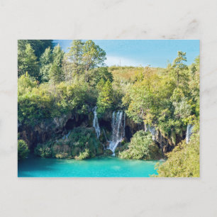 Postal Cascadas en el Parque Nacional de Plitvice - Croac