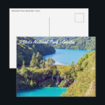 Postal Cascadas en el Parque Nacional Plitvice - Croacia<br><div class="desc">Cascadas en el Parque Nacional Plitvice - Croacia. El Parque Nacional de los Lagos de Plitvice es uno de los más antiguos y grandes parques nacionales de Croacia. En 1979 se incorporó al Registro del Patrimonio Mundial de la UNESCO.</div>