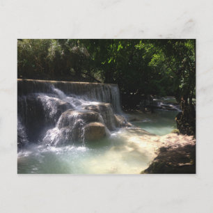 Postal Cascadas Kuang Si