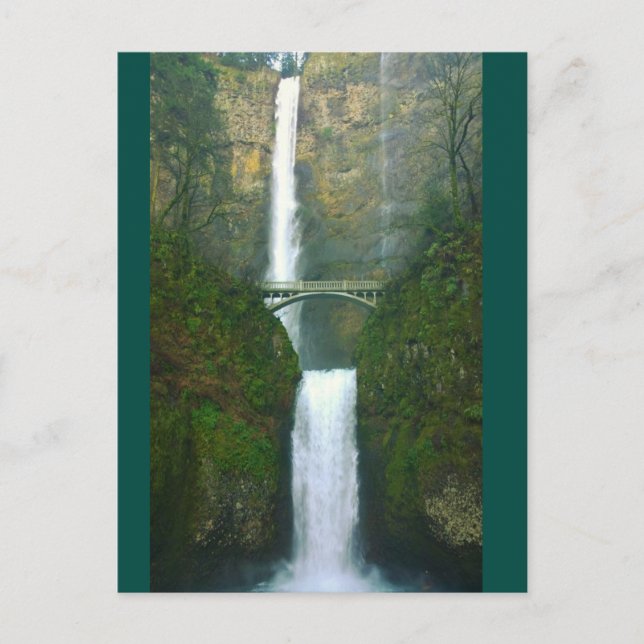 Postal Cascadas Multnomah, O (Anverso)