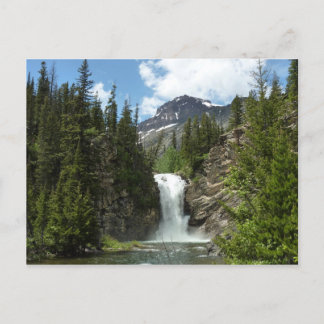 Postal Cascadas Running Eagle en Glacier National Park