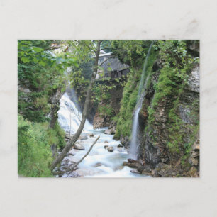 Postal Cascadas superiores de Bad Gastein