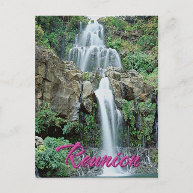 Postal Cascade des Aigrettes Saint Gilles Réunion (Anverso)