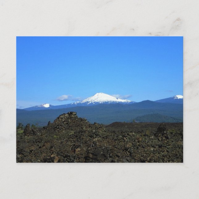 Postal Cascades y rocas de lava, Oregón (Anverso)