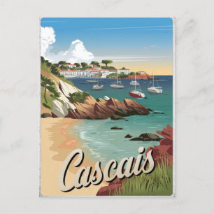 Postal Cascais Portugal Vintage