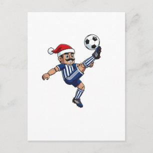 Postal Cascanueces de fútbol Navidad 2026 Deportes navide