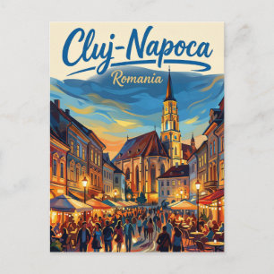 Postal Casco Antiguo de Cluj-Napoca Rumania