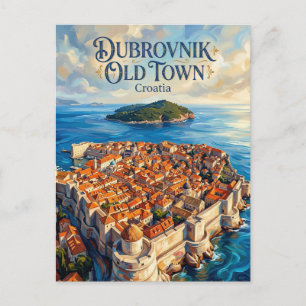 Postal Casco Antiguo de Dubrovnik Croacia