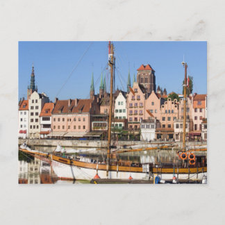 Postal Casco antiguo de Gdansk en Polonia