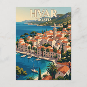 Postal Casco Antiguo de Hvar Croacia