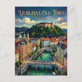 Postal Casco Antiguo de Ljubljana Eslovenia