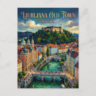 Postal Casco Antiguo de Ljubljana Eslovenia