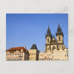 Postal Casco antiguo de Praga en la República Checa
