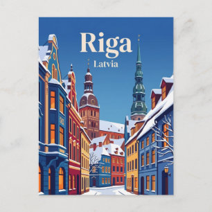 Postal Casco antiguo de Riga Letonia