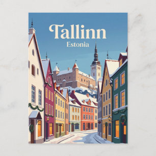 Postal Casco antiguo de Tallin Estonia