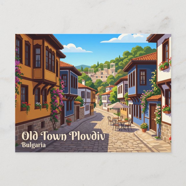 Postal Casco Antiguo Plovdiv Bulgaria (Anverso)