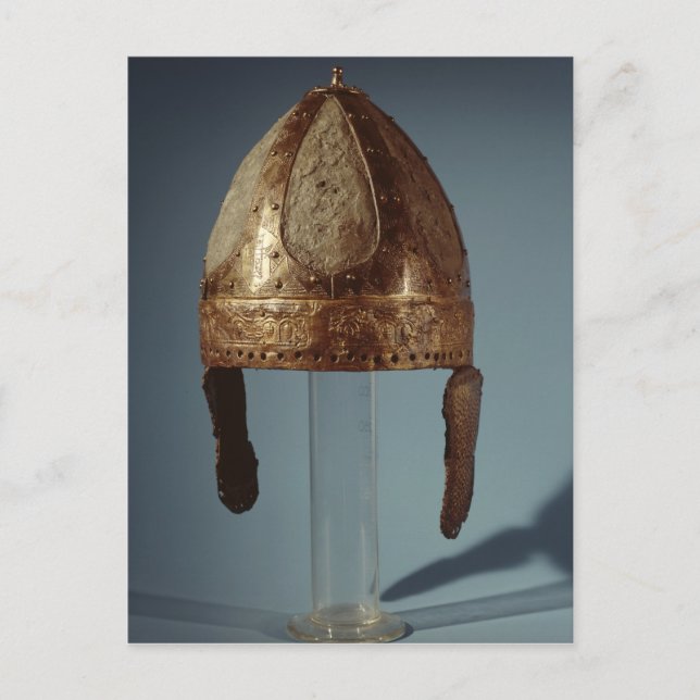 Postal Casco de combate de la guerra europea, c.500 (Anverso)