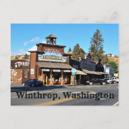 Postal Casco del Antiguo Oeste de Winthrop, Washington