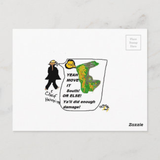 Postal Casey Heinzism Personalizado Sí, muévanse!