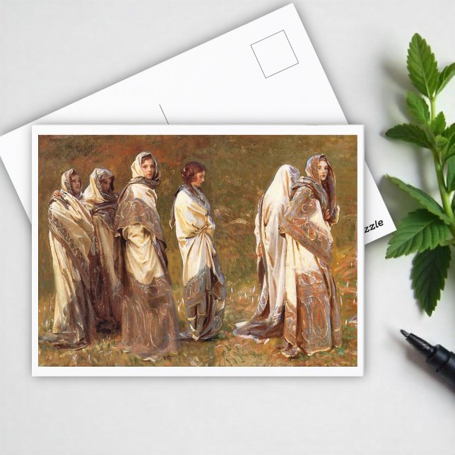 Postal Cashmere, John Sargent 1908 (Subido por el creador)