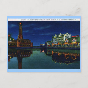 Postal Casino and Hotel, Asbury Park, Ocean Grove NJ Vint