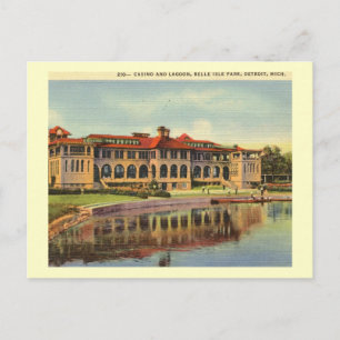 Postal Casino, Belle Isle Park, Detroit Vintage