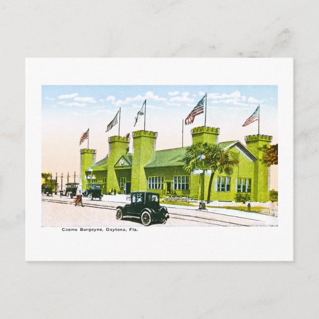 Postal Casino Burgoyne, Daytona, Florida (Anverso)