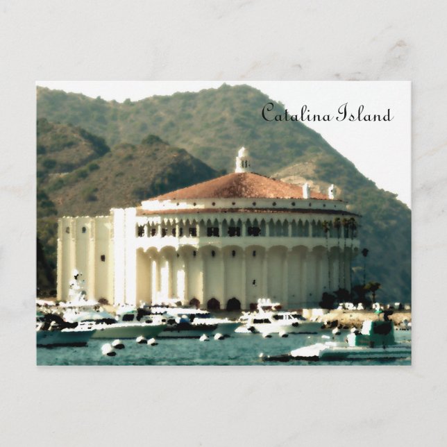 Postal Casino de Catalina Island (Anverso)