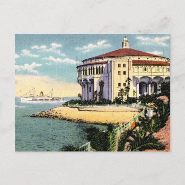 Postal Casino de Catalina Island (Anverso)