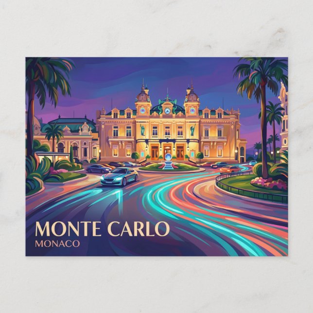 Postal Casino de Monte-Carlo Mónaco (Anverso)