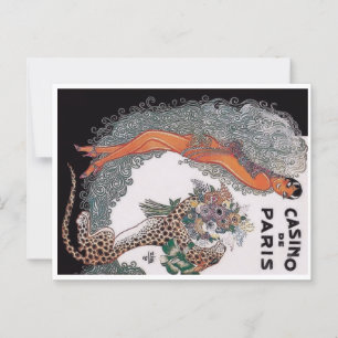 Postal Casino de París - Josephine Baker (1930)