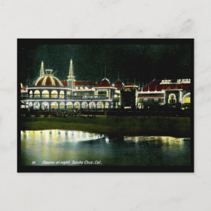 Postal Casino, Santa Cruz, California 1908 Vintage