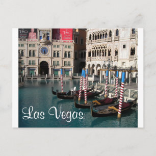 Postal Casino veneciano Little Italy Las Vegas Postcard
