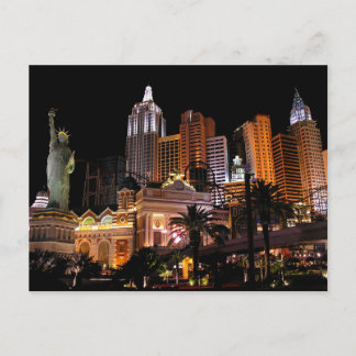 Postal Casinos Strip de Las Vegas, Nevada Post Card