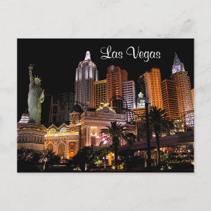 Postal Casinos Strip de Las Vegas, Nevada Post Card