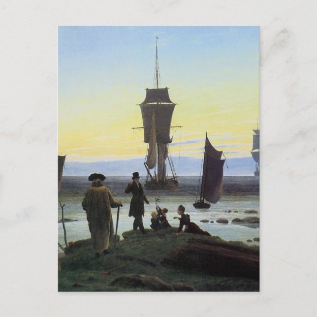 Postal Caspar David Friedrich Etapas De La Vida (Anverso)