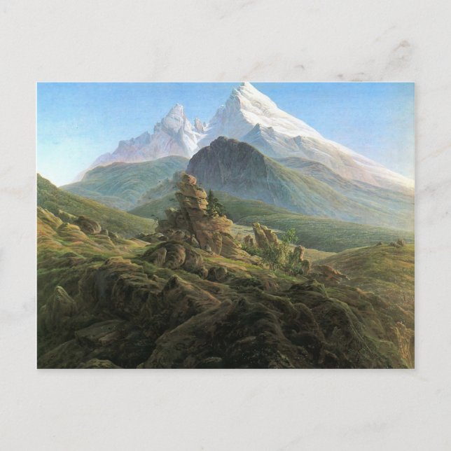 Postal Caspar David Friedrich- The Watzmann (Anverso)