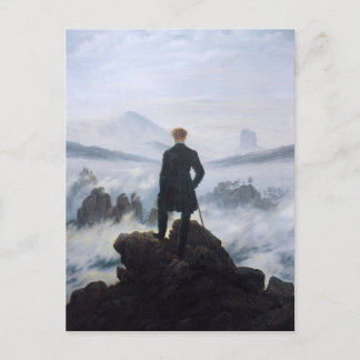 Postal CASPAR DAVID FRIEDRICH - Wanderer encima del mar