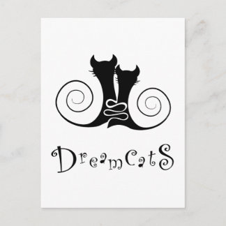 Postal Casseminia - dreamcats con texto