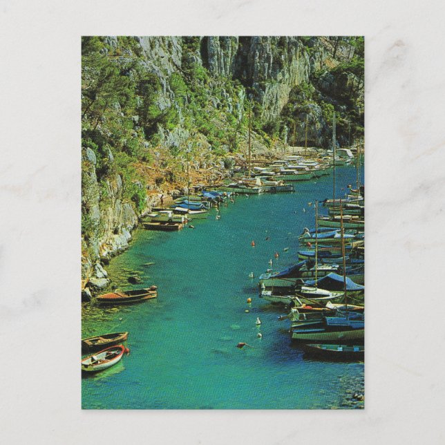 Postal Cassis, Costa Azul (Anverso)