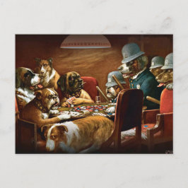 Postal Cassius M. Coolidge - Pinched with Four Aces 1903